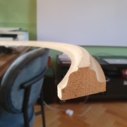 Doucine réalisée à la toupie