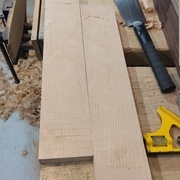 Ouf, on y est. Je prépare le collage des deux pièces en libre ouvert