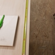 Un mètre super pratique pour mesurer l'intérieur d'un caisson par exemple
