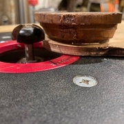 Positionnement de la tête d'origine sur le gabarit d'usinage