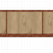 plateau supérieur et inférieur en 30mm et les montants sont en 20mm