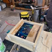 Résine qui s'arrête au 4/5....