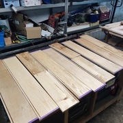 Finition avant collage