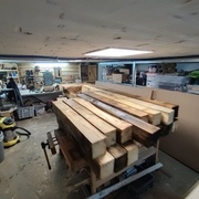 Les pièces sont prêtes à être corroyées