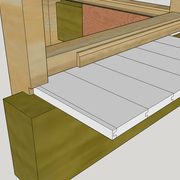 raccord de parquet sous la semelle