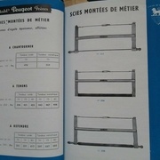 Scies montées de métier, Peugeot Frères 1950