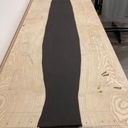 Partie mâle emboîtée après feuillure partie inférieure fibracolor