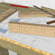 **7/** Nous finalisons le tracé tertiaire.