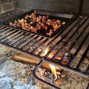 Les chataignes sur le feu.