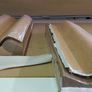 Ça marche ! Légèrement fendu mais rien de grave, limite invisible. Surtout que ça va être dessous...