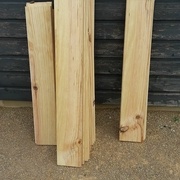 Lames de parquet débitées