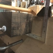 Et je reporte à droite (ici, la pièce demande à descendre un peu)