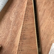 Après le premier marquage au crayon