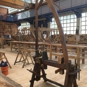 Tour à bois pour fabriquer les poulies