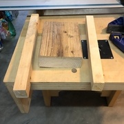 Deux carrelets et deux serre-joins, that's it!