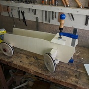 Montage des roues et goupillage des arrêts axiaux