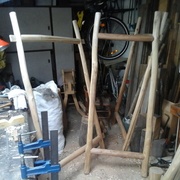 Et voilà les trois cadres assemblés!