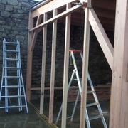 structure pour le bardage