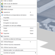 clic droit composant