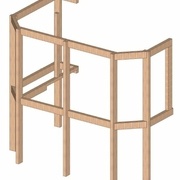 Structure douglas contre-collé 120x240