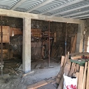 Le nouveau plafond réhaussé de 60cm