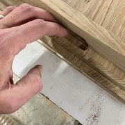 "Poignées" des tablettes