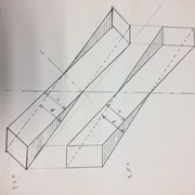 Main-courante débillardée