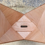 Le dessous avec la pièce renfort collée.