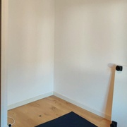 le matin et vue des pieds utilisés