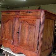 Restauration d'une commode en merisier