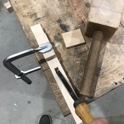 taille des mortaises au bédane