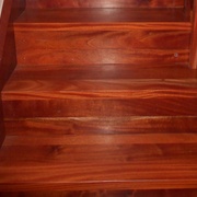 Escalier en acajou