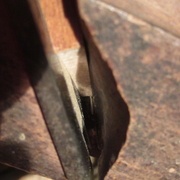 Bouvet 1: le coin dévie le copeau pour le faire sortir