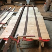 assemblage et collage des panneaux