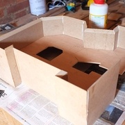 Application de la colle