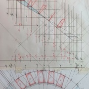 Traçage des sections gauches en rouge