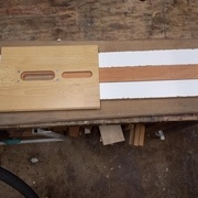 Gabarit de défonce du mat et de la flèche