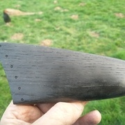 cordier en chêne du XIIe siecle (fouille archéo)