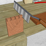 **1/** Descentes de toutes les joues .