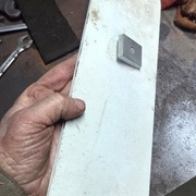 Tôle couleur sicar, c12x 30 cm environ (furore)