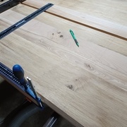 Tracés sur les planches haut et bas en même temps