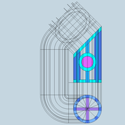 fig 3/ Tracé de la seconde courbe de la herse :