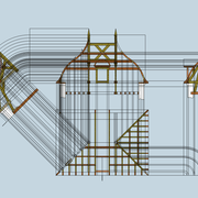 Art du trait traditionnel (Tracé d'épure pratique) sur support numérique (sketchup)