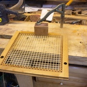 Fin des horizontales, le résultat côté parement.