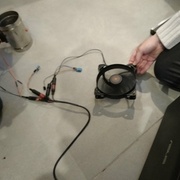 ventilateur allumé, clapet ouvert