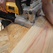 Fraisage des entailles à lamellos