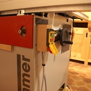 Boitier positionné sur la châssis de la combinée