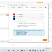 La piece apres les lamelles