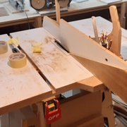 Ma scie sous table qui m'a permis de faire les coupes