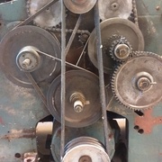 Le mécanisme avant nettoyage.